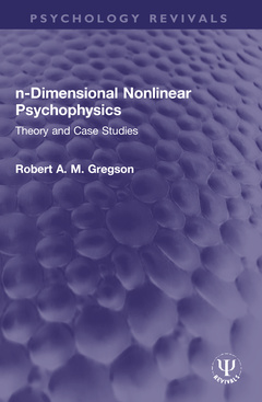 Couverture de l’ouvrage n-Dimensional Nonlinear Psychophysics