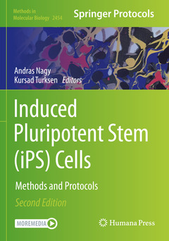 Couverture de l’ouvrage Induced Pluripotent Stem (iPS) Cells