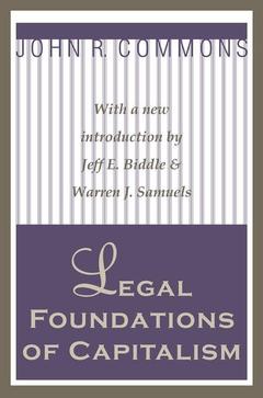 Couverture de l’ouvrage Legal Foundations of Capitalism