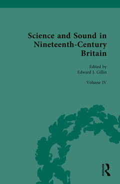 Couverture de l’ouvrage Science and Sound in Nineteenth-Century Britain