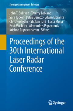 Couverture de l’ouvrage Proceedings of the 30th International Laser Radar Conference