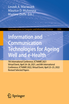 Couverture de l’ouvrage Information and Communication Technologies for Ageing Well and e-Health