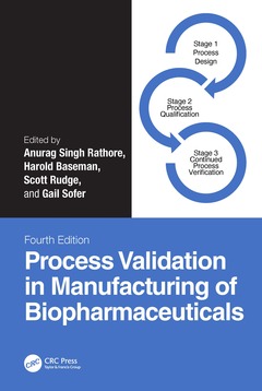 Couverture de l’ouvrage Process Validation in Manufacturing of Biopharmaceuticals