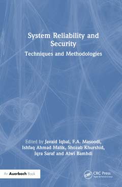 Couverture de l’ouvrage System Reliability and Security