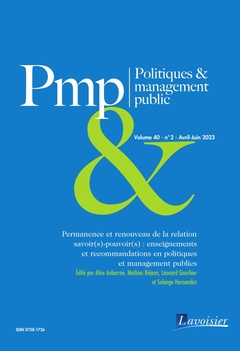 Cover of the book Permanence et renouveau de la relation savoir(s)-pouvoir(s) : enseignements et recommandations en politiques et management publics