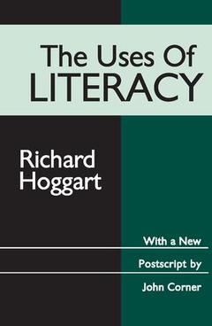 Couverture de l’ouvrage The Uses of Literacy