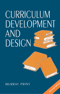 Couverture de l’ouvrage Curriculum Development and Design