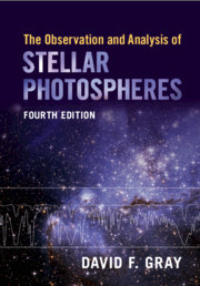 Couverture de l’ouvrage The Observation and Analysis of Stellar Photospheres