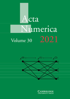 Couverture de l’ouvrage Acta Numerica 2021: Volume 30