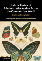 Couverture de l’ouvrage Judicial Review of Administrative Action Across the Common Law World