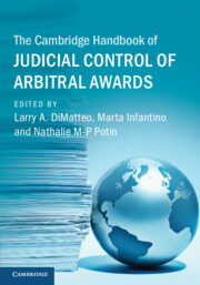 Cover of the book The Cambridge Handbook of Judicial Control of Arbitral Awards