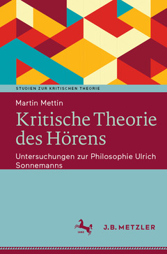 Couverture de l’ouvrage Kritische Theorie des Hörens