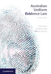 Couverture de l’ouvrage Australian Uniform Evidence Law