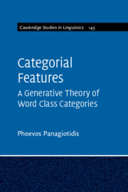 Cover of the book Categorial Features