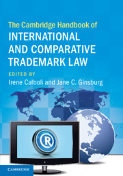 Cover of the book The Cambridge Handbook of International and Comparative Trademark Law