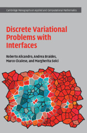 Couverture de l’ouvrage Discrete Variational Problems with Interfaces