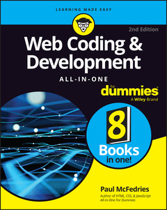 Couverture de l’ouvrage Web Coding & Development All-in-One For Dummies