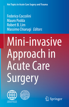 Couverture de l’ouvrage Mini-invasive Approach in Acute Care Surgery