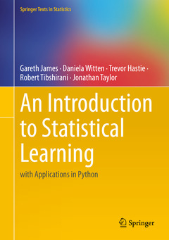 Couverture de l’ouvrage An Introduction to Statistical Learning