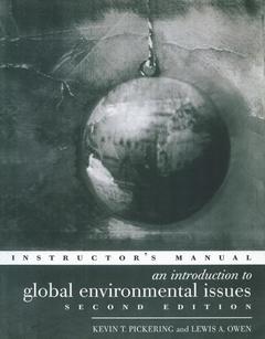 Cover of the book An Introduction to Global Environmental Issues Instructors Manual
