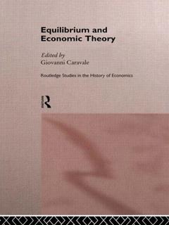 Couverture de l’ouvrage Equilibrium and Economic Theory
