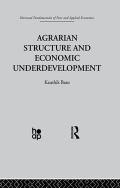 Cover of the book Agrarian Structure and Economic Underdevelopment