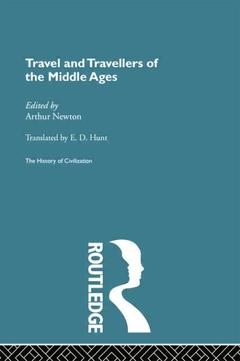 Couverture de l’ouvrage Travel and Travellers of the Middle Ages