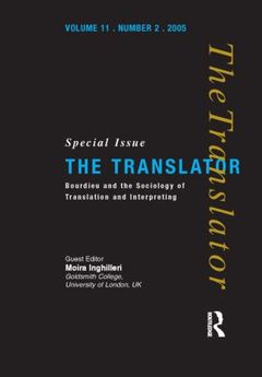 Cover of the book Bourdieu and the Sociology of Translation and Interpreting