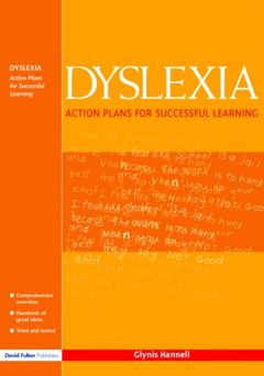 Couverture de l’ouvrage Dyslexia