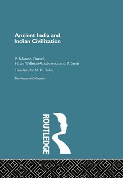 Couverture de l’ouvrage Ancient India and Indian Civilization