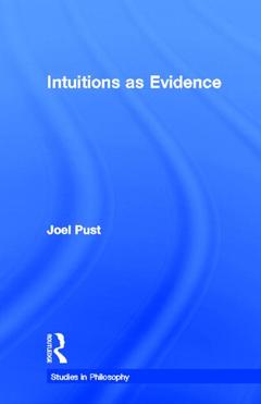 Couverture de l’ouvrage Intuitions as Evidence