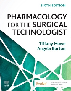 Couverture de l’ouvrage Pharmacology for the Surgical Technologist
