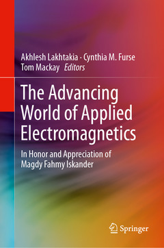 Couverture de l’ouvrage The Advancing World of Applied Electromagnetics