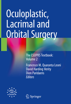 Couverture de l’ouvrage Oculoplastic, Lacrimal and Orbital Surgery