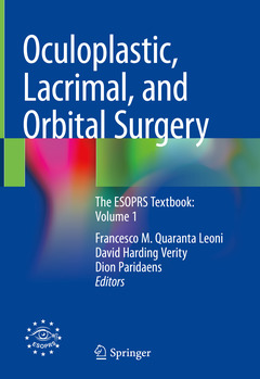 Couverture de l’ouvrage Oculoplastic, Lacrimal and Orbital Surgery