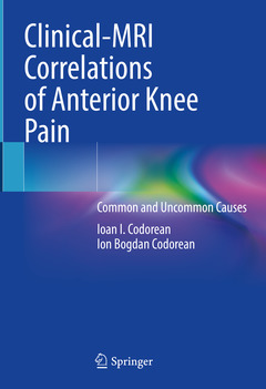 Couverture de l’ouvrage Clinical-MRI Correlations of Anterior Knee Pain 