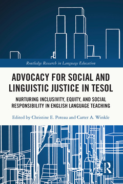 Couverture de l’ouvrage Advocacy for Social and Linguistic Justice in TESOL