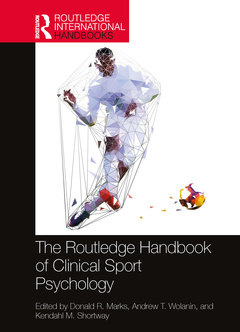 Cover of the book The Routledge Handbook of Clinical Sport Psychology