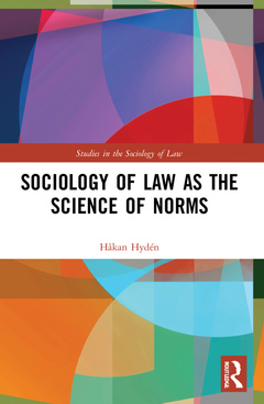 Couverture de l’ouvrage Sociology of Law as the Science of Norms