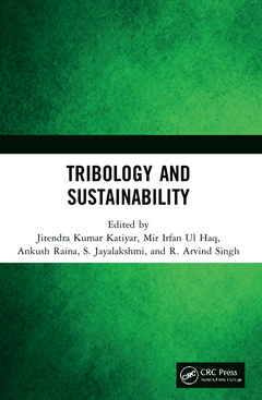 Couverture de l’ouvrage Tribology and Sustainability
