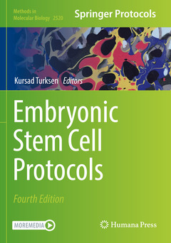 Couverture de l’ouvrage Embryonic Stem Cell Protocols 