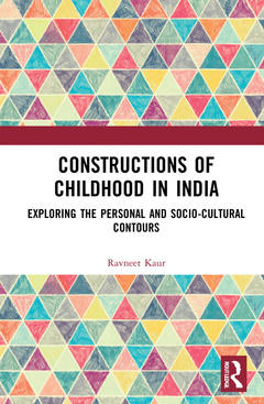Couverture de l’ouvrage Constructions of Childhood in India