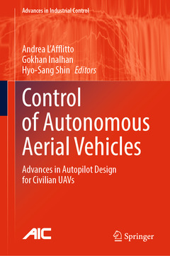Couverture de l’ouvrage Control of Autonomous Aerial Vehicles