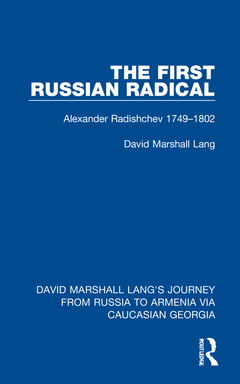 Couverture de l’ouvrage The First Russian Radical