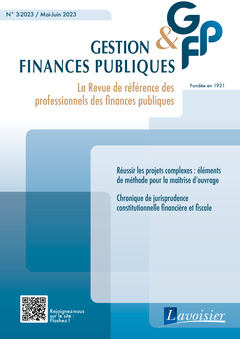 Couverture de l’ouvrage Gestion et finances publiques Vol. 103 N° 3 - Mai-Juin 2023