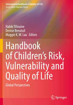 Couverture de l’ouvrage Handbook of Children’s Risk, Vulnerability and Quality of Life