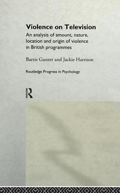 Cover of the book Violence on Television