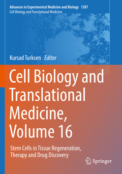 Couverture de l’ouvrage Cell Biology and Translational Medicine, Volume 16