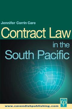 Couverture de l’ouvrage South Pacific Contract Law