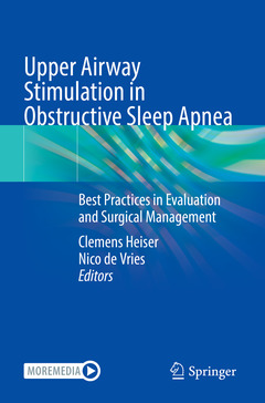 Couverture de l’ouvrage Upper Airway Stimulation in Obstructive Sleep Apnea